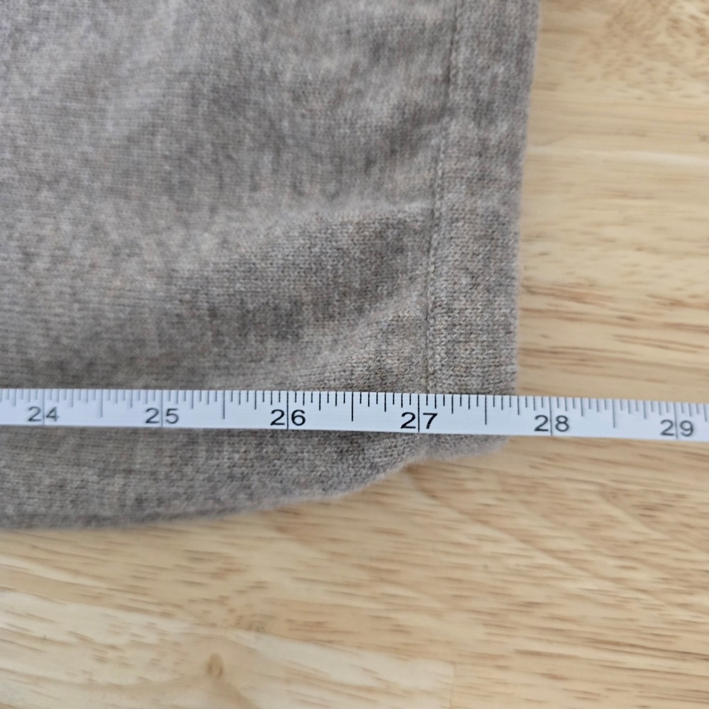 NWT Gentle Herd Women's 100% Wool Knit Lounge Pants Size 1 (US XS) Brown Elastic - Picture 7 of 9